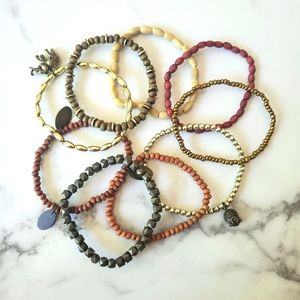 Neutral Boho Bracelet Set